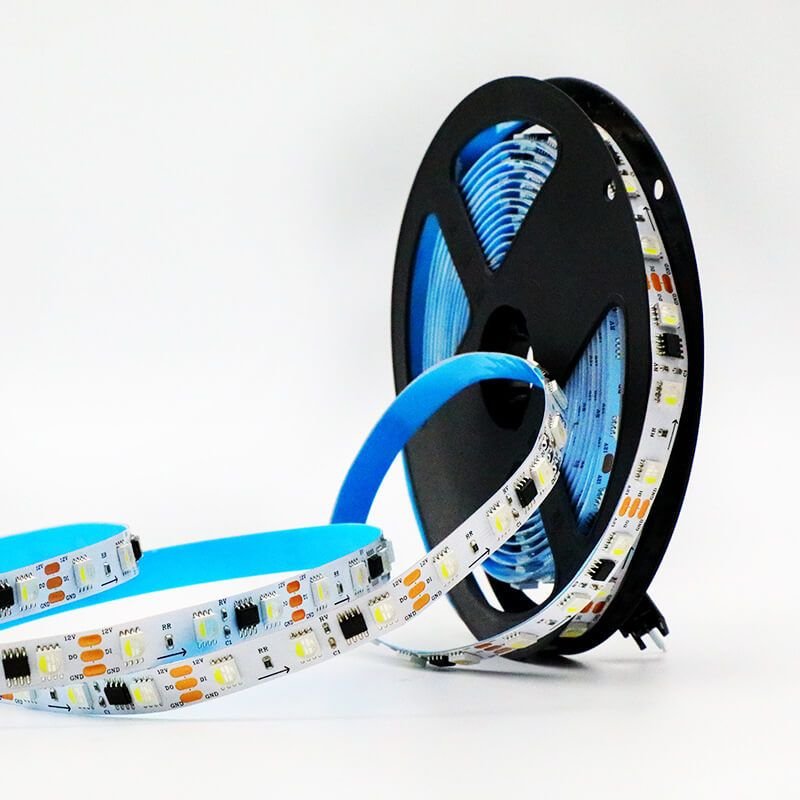TM1814B RGBW LED Strip 4-in-1 | Addressable External IC Pixel Tape 12V/24V