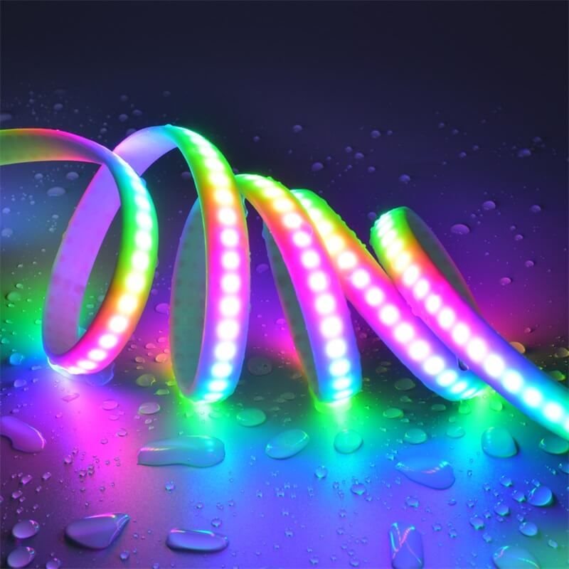 RGBW LED Strip Customisable programming 144LEDs/M  IP68 DC5V
