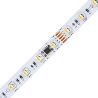 TM512 RGBW LED Strip 4-in-1 | Addressable External IC Pixel Tape 12V/24V - 1