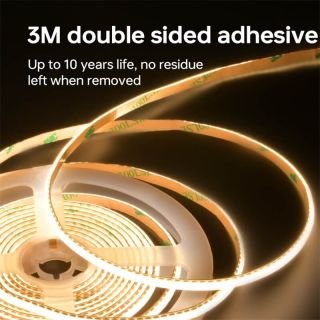 High luminous efficiency SMD2835 LED Strip 300LEDs/m 5mm 3000K DC36V - 5