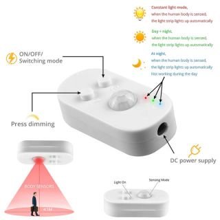 LED Induction lighting, Body sensing LED strip, USB powered - 3